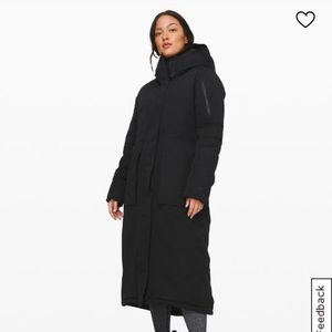 Lululemon winter warrior long parka